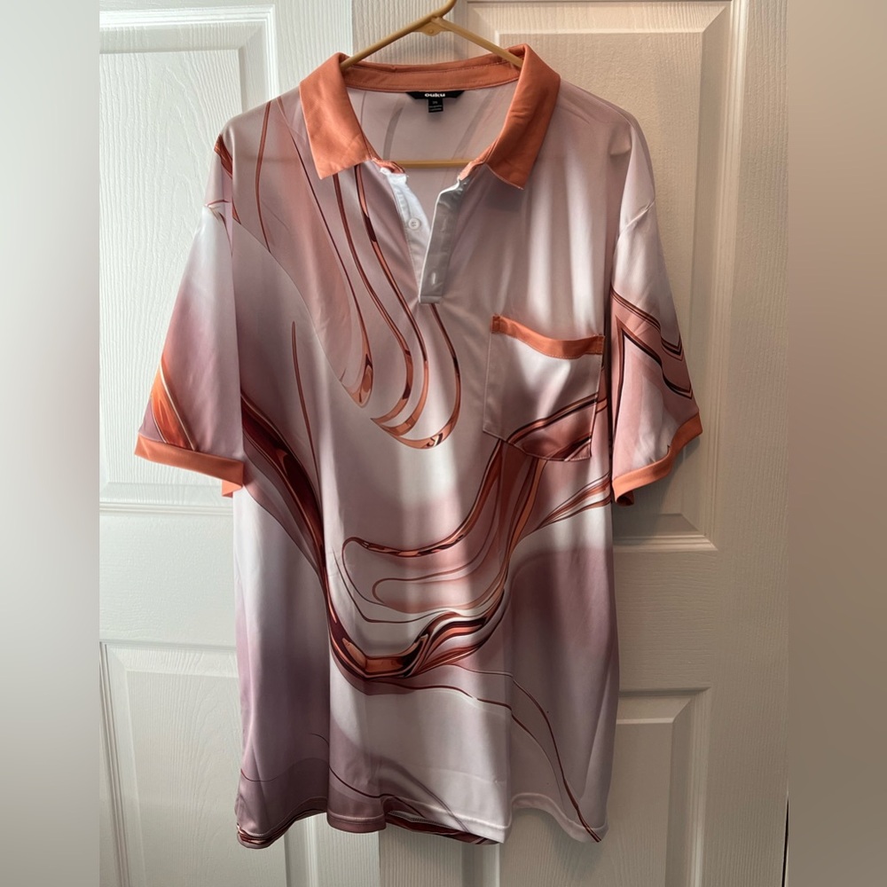 MEN’S 3X, OUKU POLO SHIRT, NEW